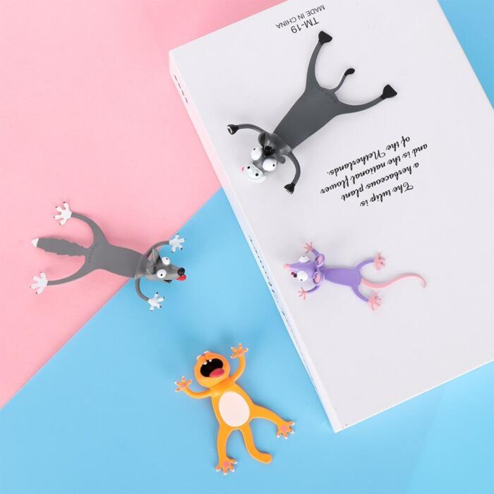 Marca páginas gracioso con animales - Imagen 3