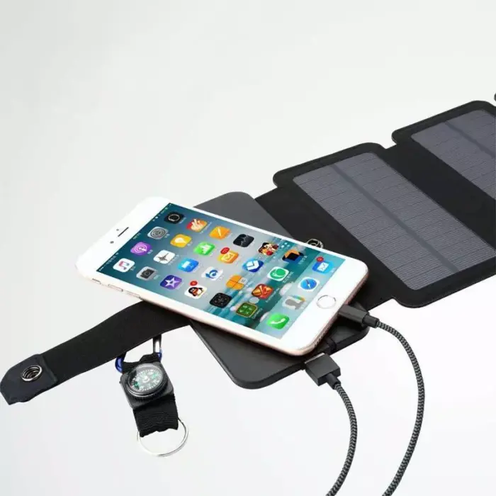 Cargador solar plegable para smartphones 10W