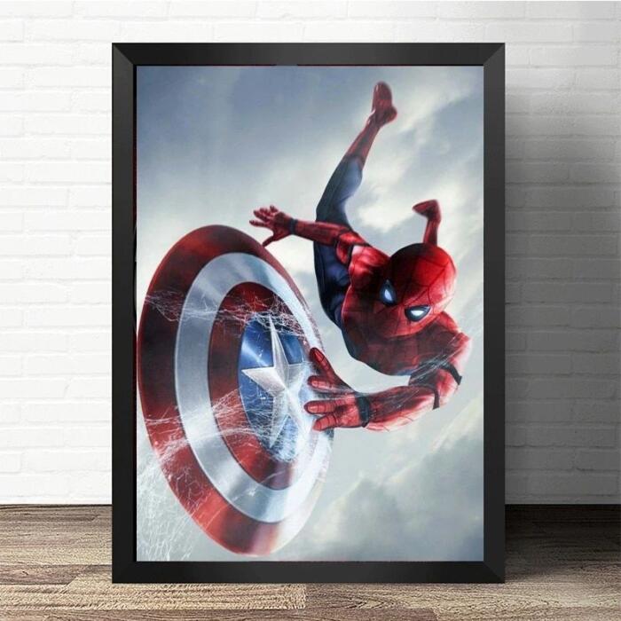 Póster de Spiderman sobre lienzo - Imagen 4