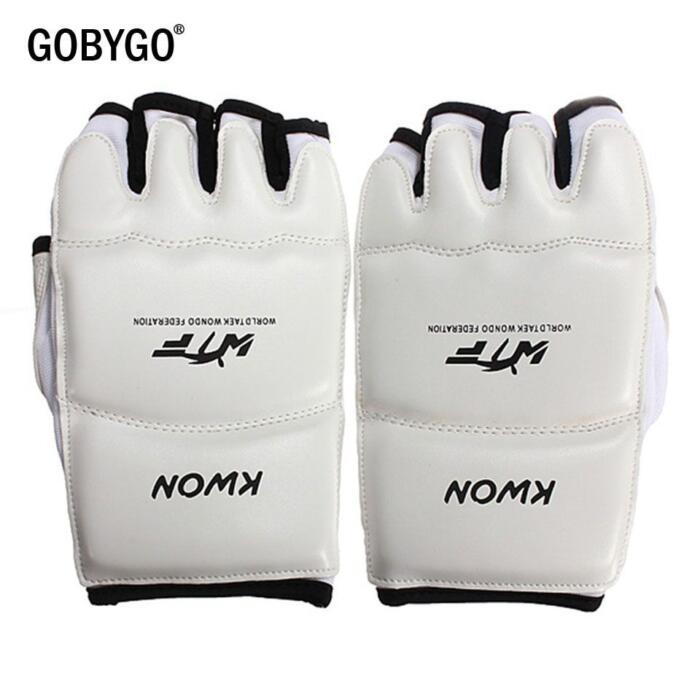 Guantillas de contacto de medio dedo para MMA, Kick Boxing, kárate, Muay Thai, entrenamiento - Imagen 2