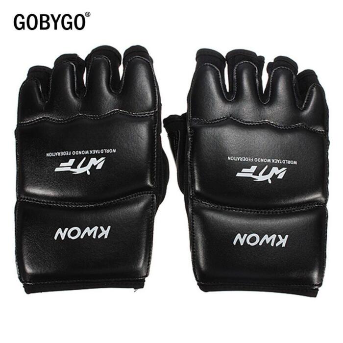 Guantillas de contacto de medio dedo para MMA, Kick Boxing, kárate, Muay Thai, entrenamiento - Imagen 3