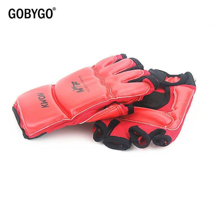 Guantillas de contacto de medio dedo para MMA, Kick Boxing, kárate, Muay Thai, entrenamiento - Imagen 4