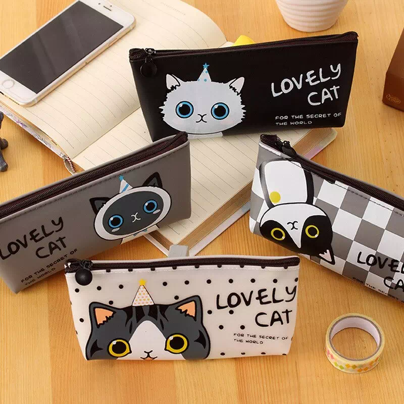 Estuche de lápices escolares Kawaii gato powderblue-hare-380135.hostingersite.com