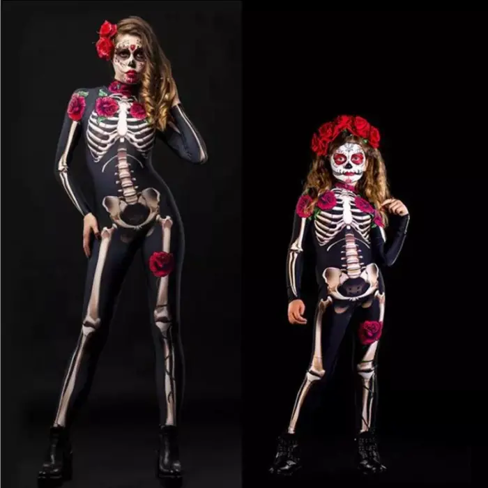 Disfraz Halloween de esqueleto para mujer y niña powderblue-hare-380135.hostingersite.com