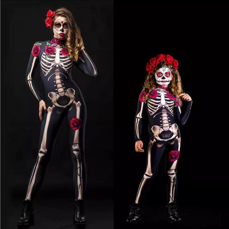 Disfraz Halloween de esqueleto para mujer y niña powderblue-hare-380135.hostingersite.com